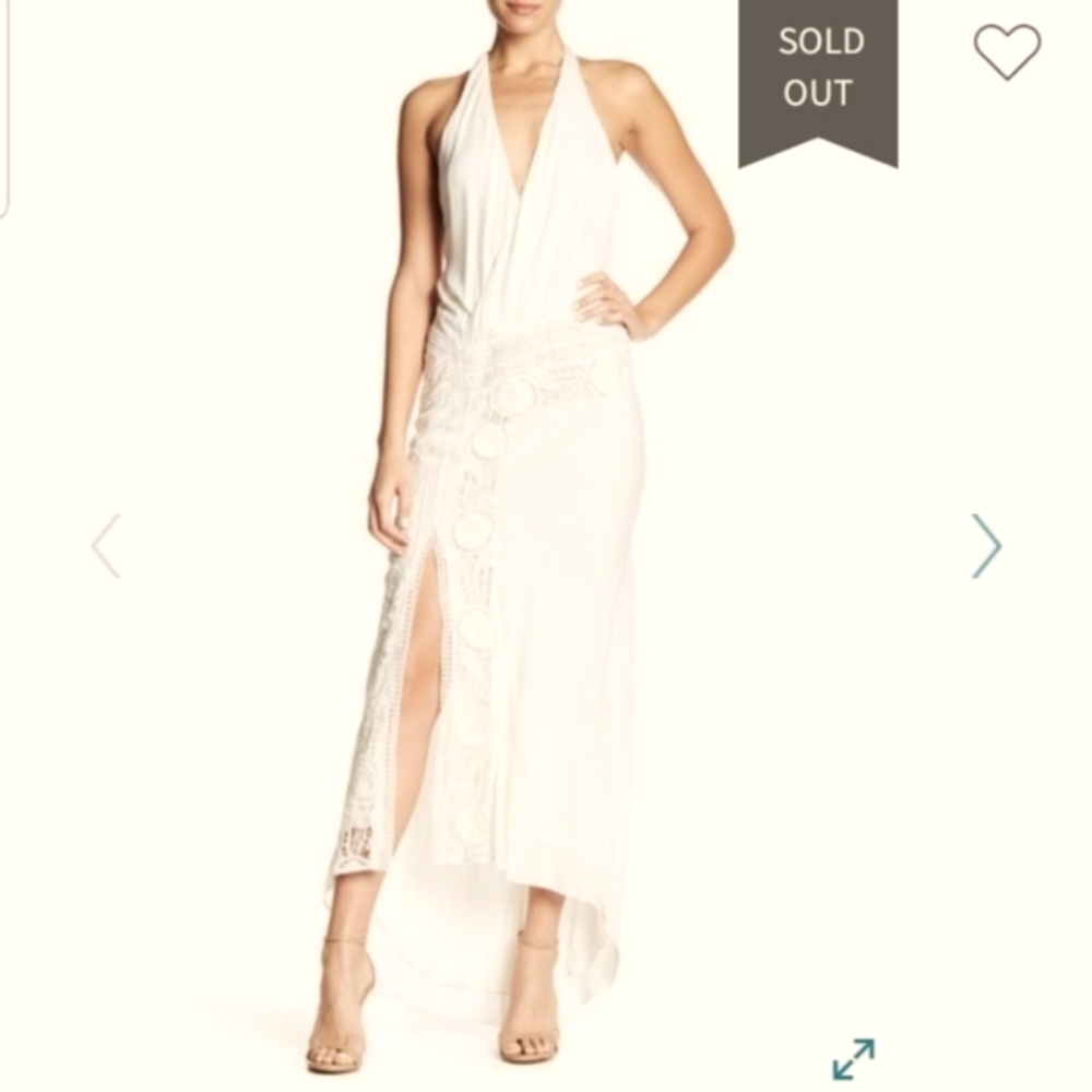 $695 S - Haute HippieThe Lux Crochet Lace Dress - Picture 2 of 5